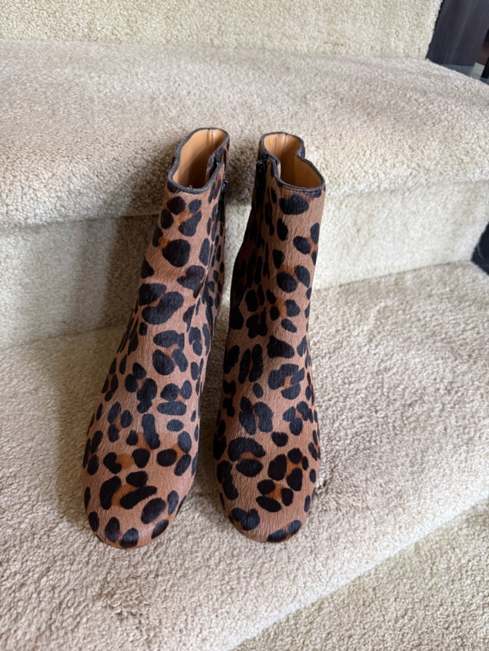 Sézane Lea Leopard Print Ankle Boots size 36 - Picture 6 of 6